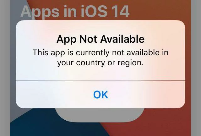 1xbet App is not available on ios