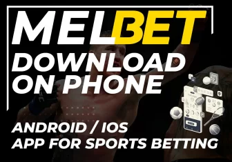 Download Melbet app on phone