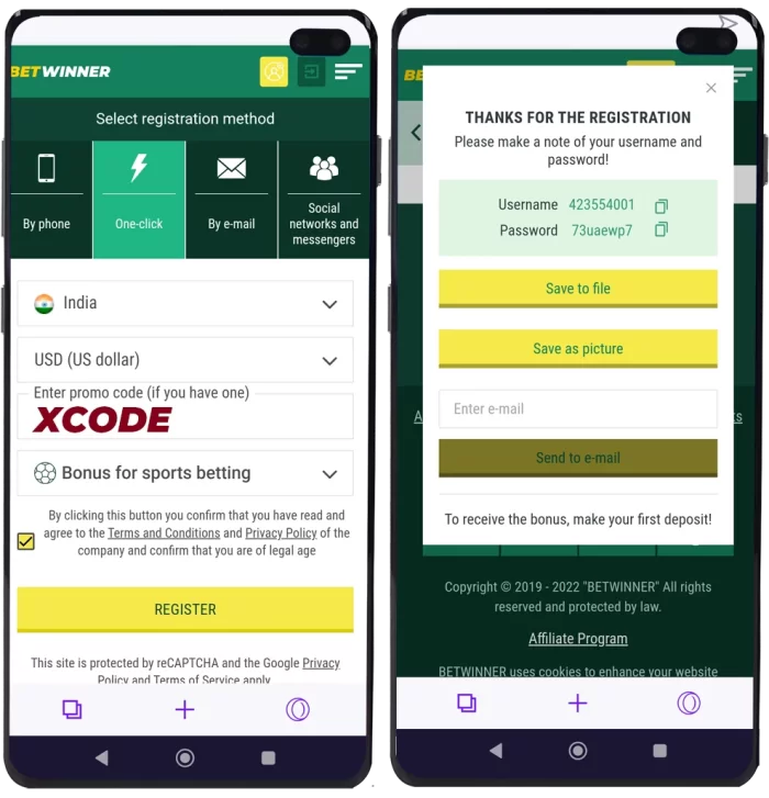 How to register Betwinner promocode Betwinner registration promo code - How to use when registering account