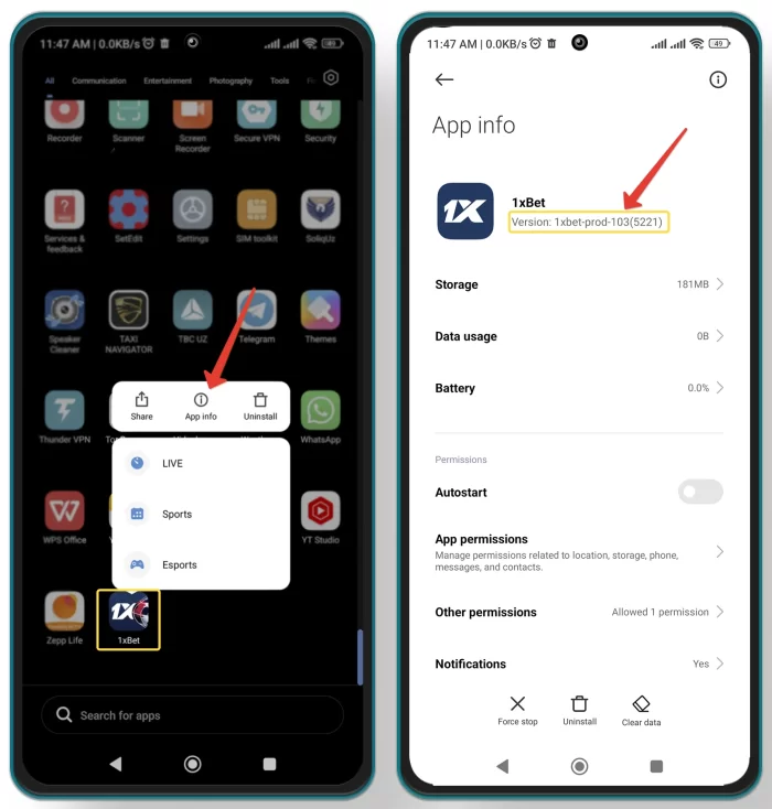 1xbet app download for android updated version 1xbet updated version - how to download & check version