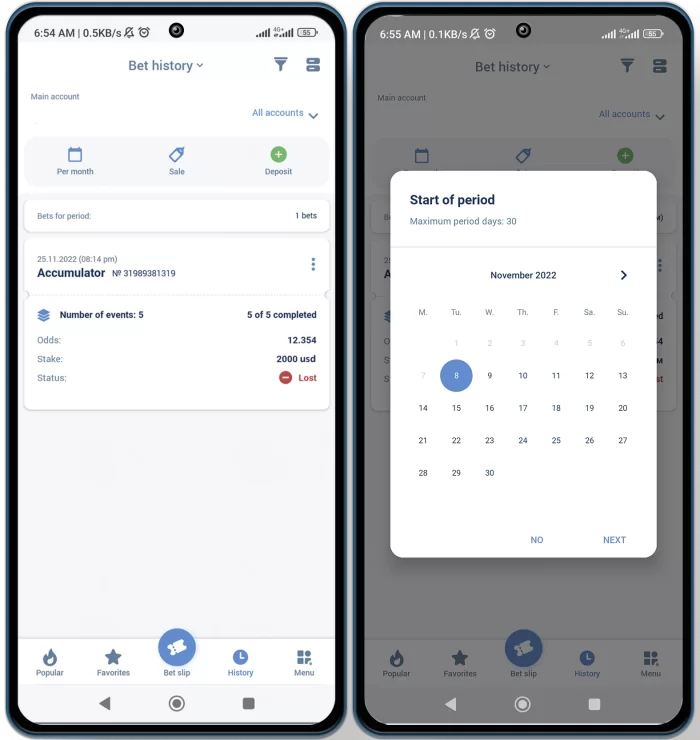 How to check your betslip on 1xbet How to check bet history on 1xbet