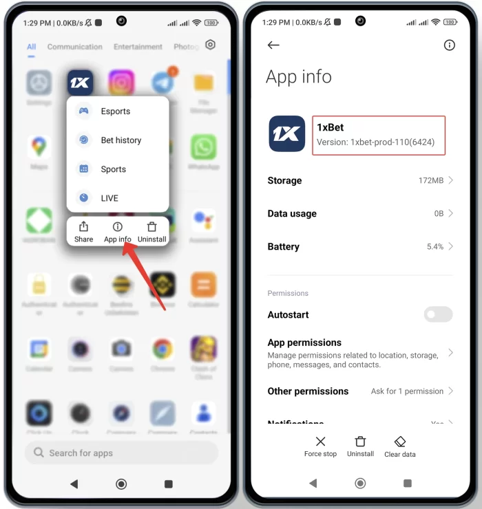 1xbet app download for android updated version 1xbet updated version - how to download & check version