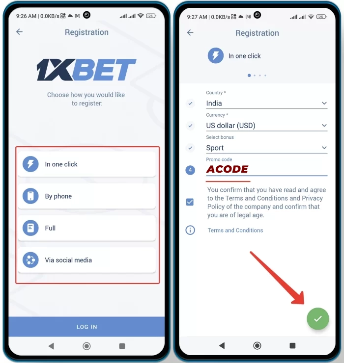 1xbet tennis betting - How to place bet