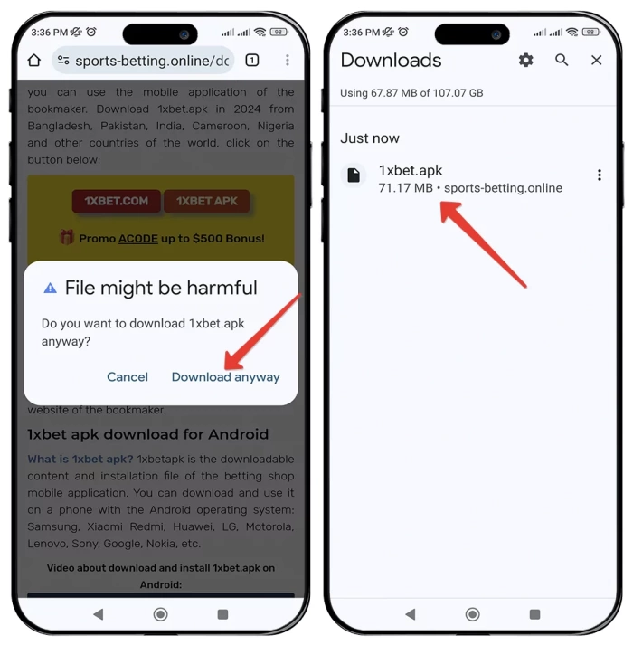 1xbet apk download latest version in 2024