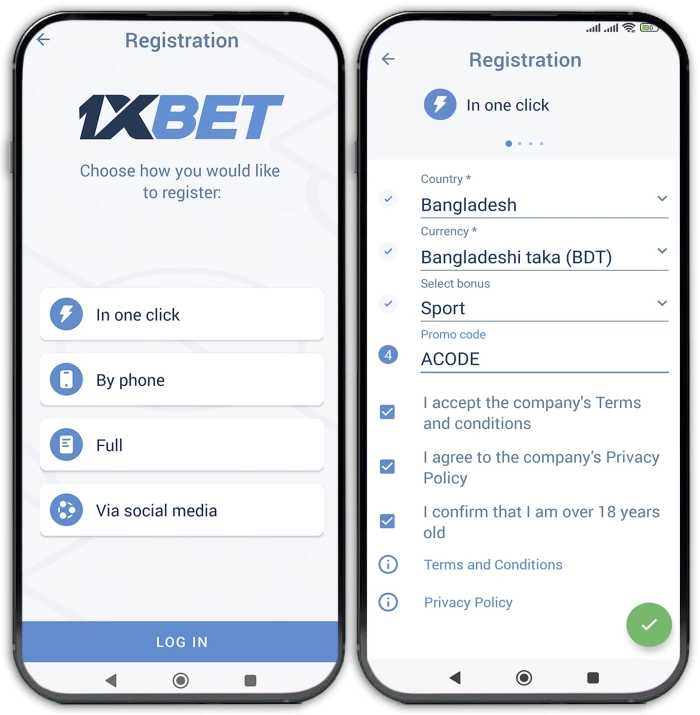 1xbet registration form How to start betting in 1xbet