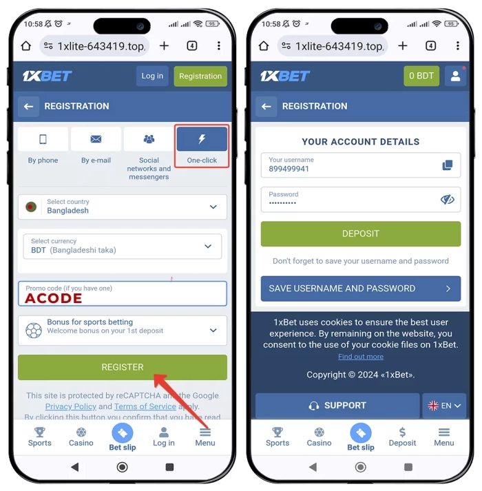Register 1xbet in one click and quickly start to sports betting for 2024 1xbet fast registration in one click