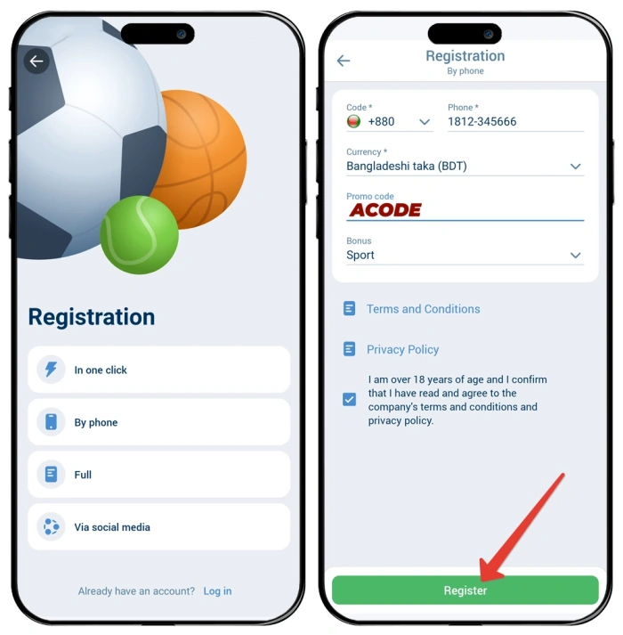 1xbet app login and registration How to start 1xbet app registration